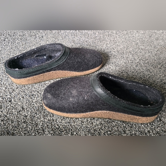 HAFLINGER Women's GZL Leather Trim Grizzly Womens Size 5 (36) - Picture 4 of 10